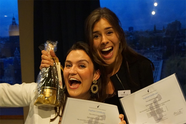 Liseanne van ’t Hof en Géraldine Lafeber - Winnaars Topfem Talents of the Year Awards